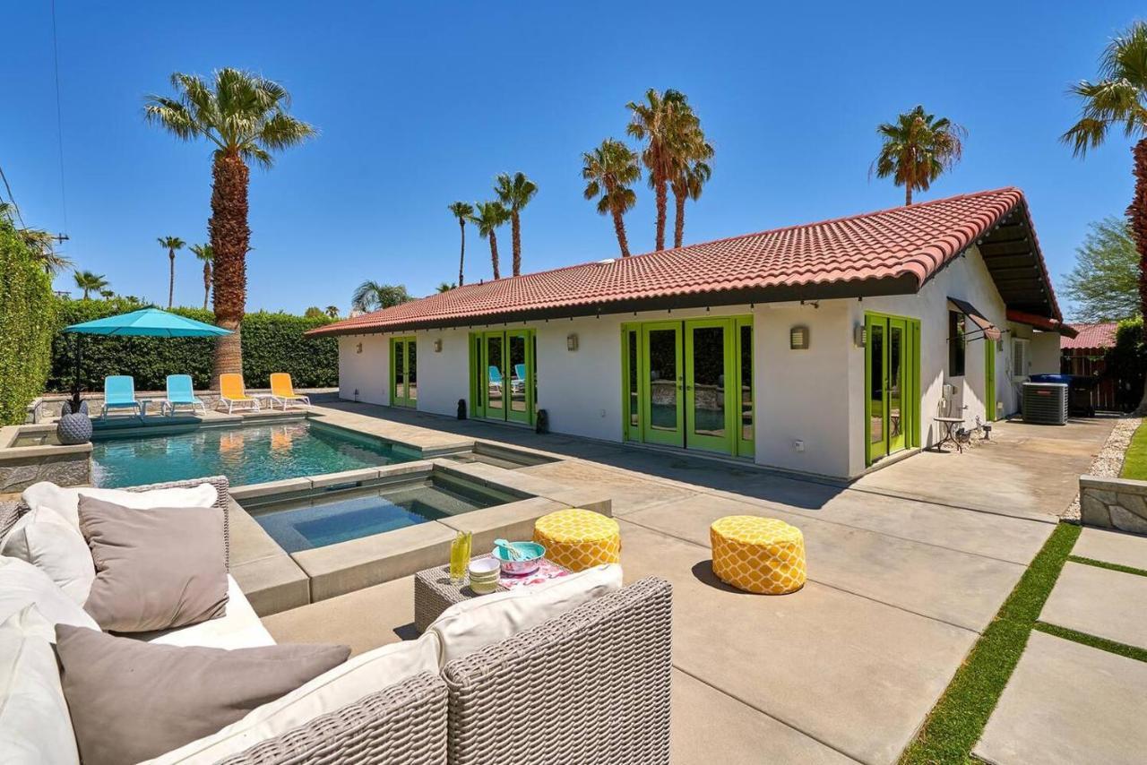 Pineapple Splash! Complete Privacy! Salt Pool! Palm Springs Dış mekan fotoğraf
