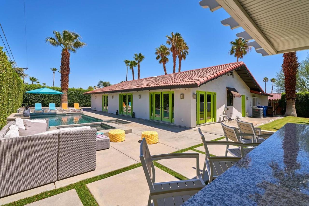 Pineapple Splash! Complete Privacy! Salt Pool! Palm Springs Dış mekan fotoğraf
