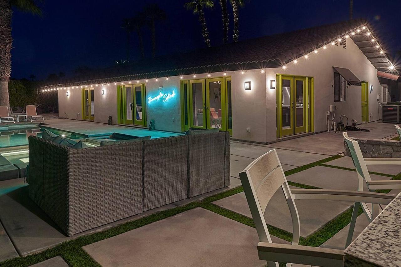 Pineapple Splash! Complete Privacy! Salt Pool! Palm Springs Dış mekan fotoğraf